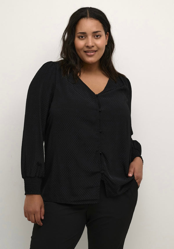Kaffe Curve Tina blouse sort
