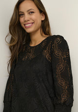 Kaffe Raula lace dress black