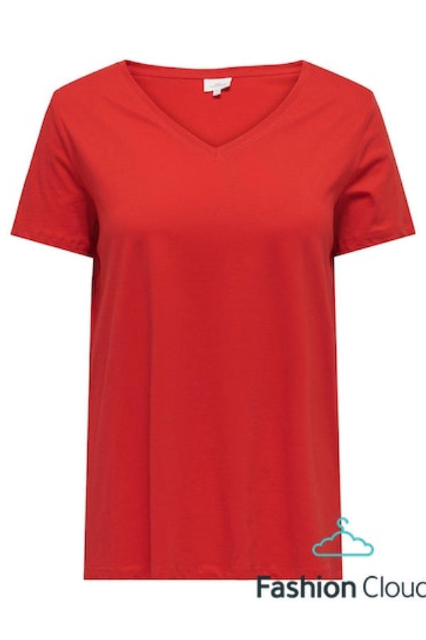Only Carmakoma Bonnie t-shirt red