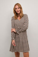 Culture Bello short dress pale mauve