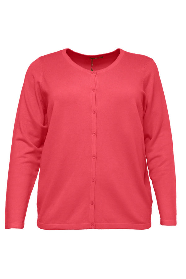 Cassiopeia basic cardigan pink/koral