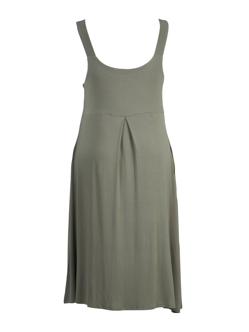 Zoey Holly dress vetiver støvet grøn