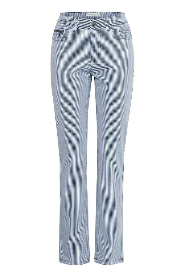 Pulz Nolly striped pants straight