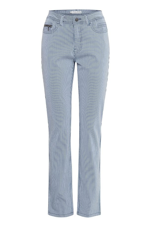 Pulz Nolly striped pants straight