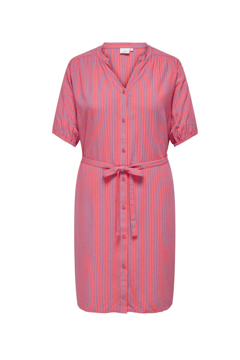 only Carmakoma Penna dress coral blue