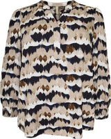 Cassiopeia Lucille blouse sand combi