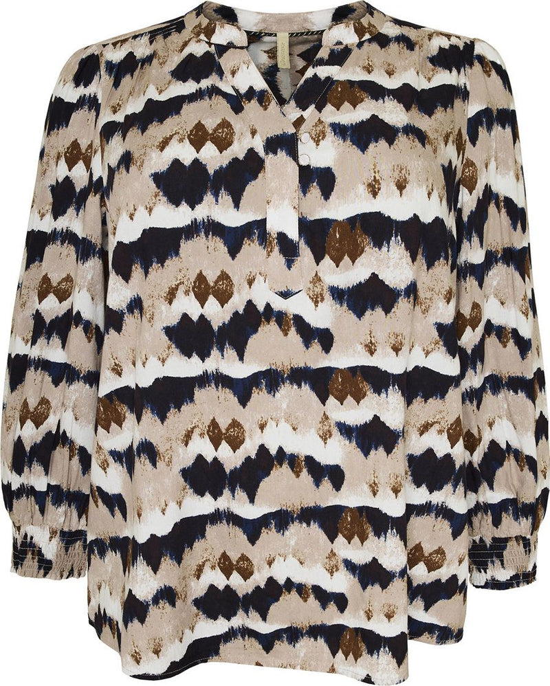 Cassiopeia Lucille blouse sand combi