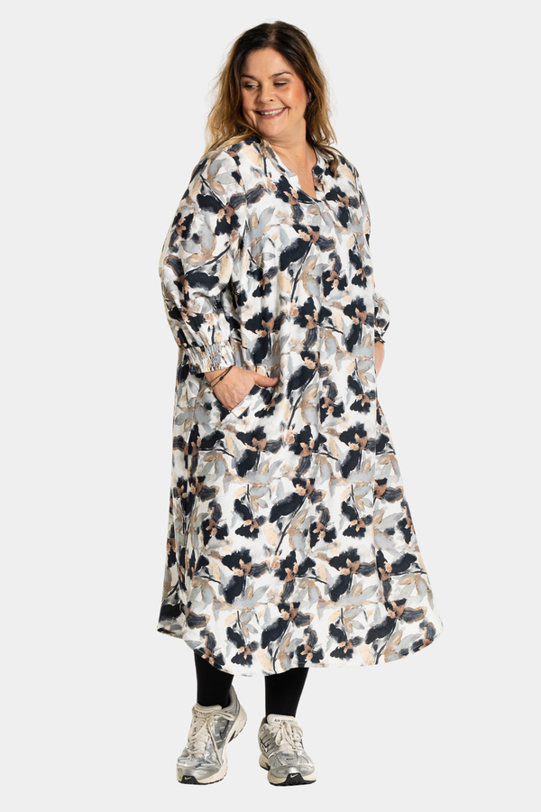Gozzip Valdis dress multi colour print