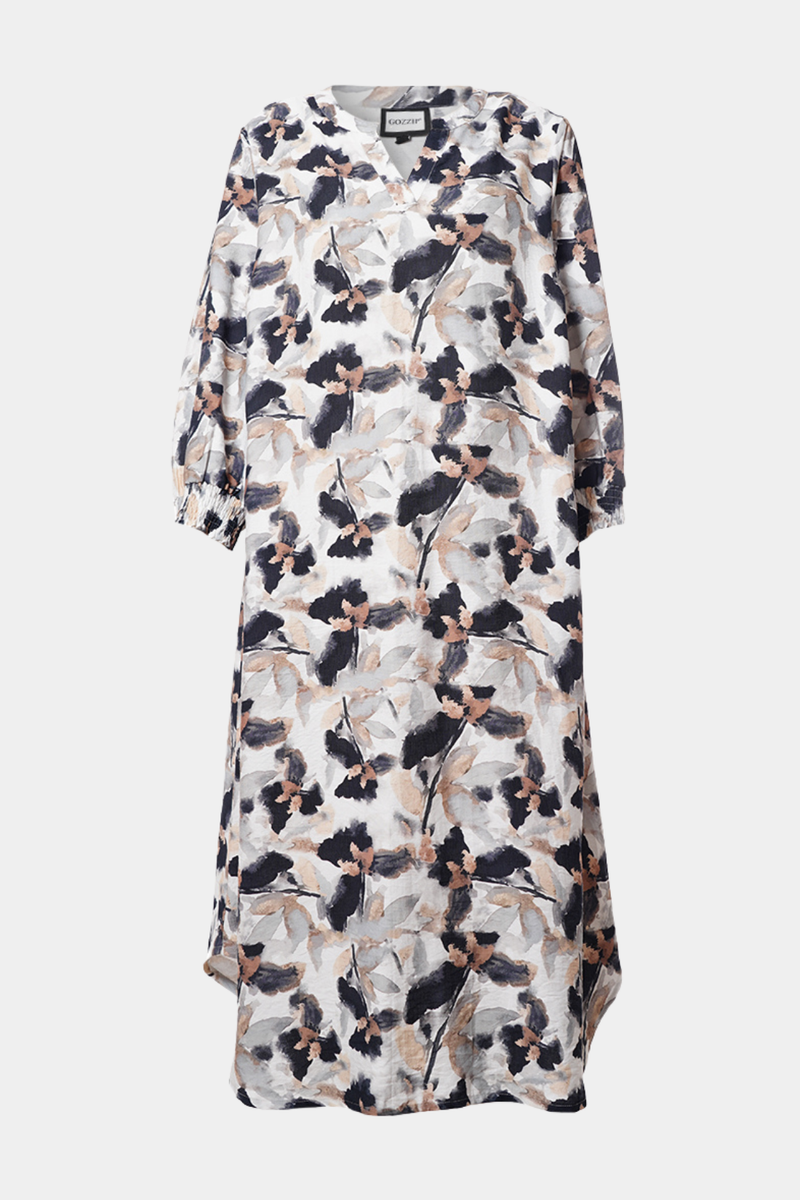 Gozzip Valdis dress multi colour print