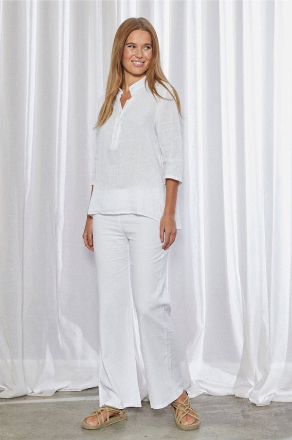 Allweek Guang linnen pant white