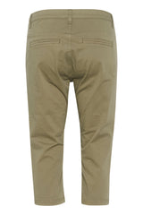 Culture Brita capri pants burnt olive