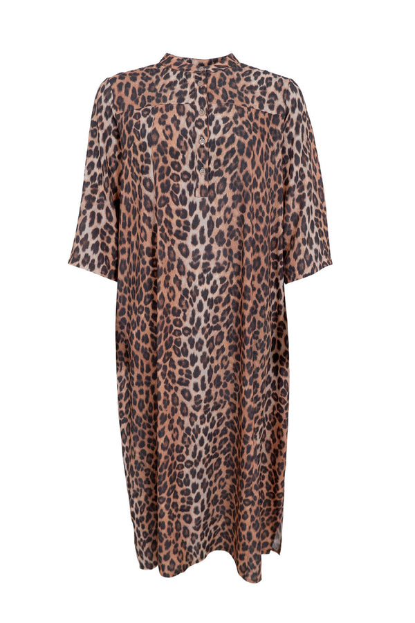 Black Colour Kenna shirt dress leo