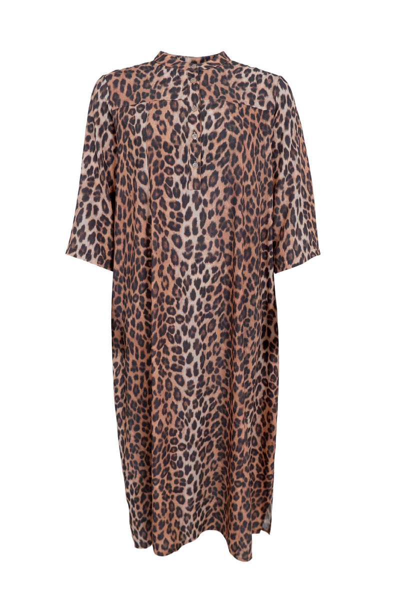 Black Colour Kenna shirt dress leo