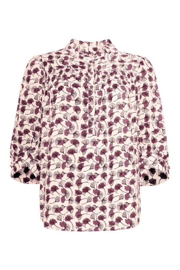 Ofelia  Hilla blouse offwhite rose/bordeaux