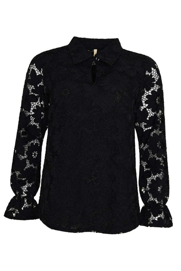 Ofelia Oasis lace shirt black