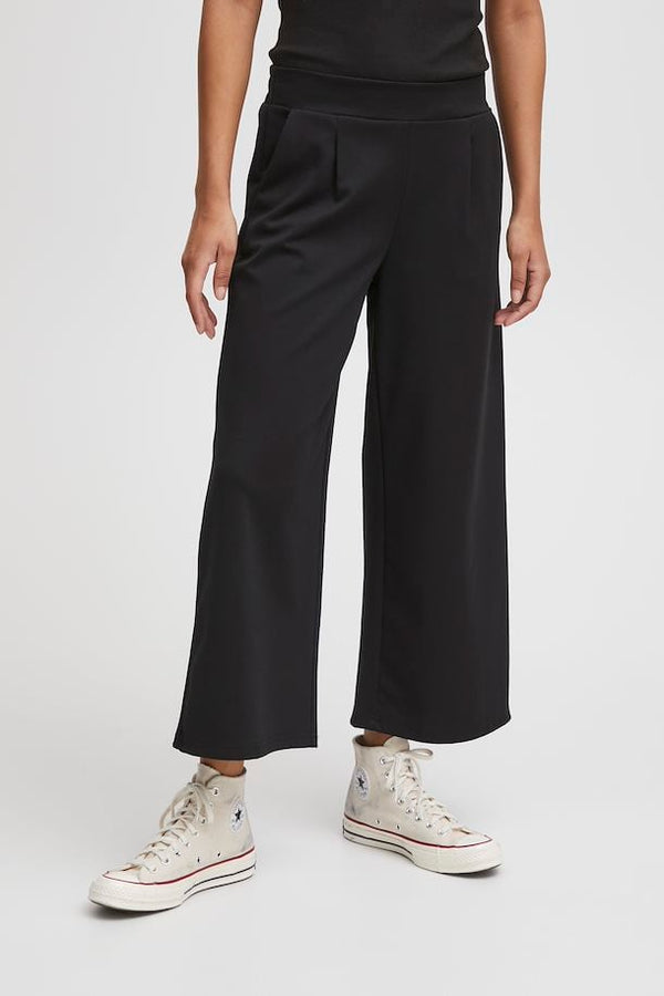 Ichi Kate Sus wide pants black