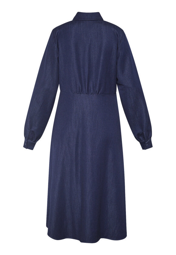 Love & Divine denim dress unwashed blue
