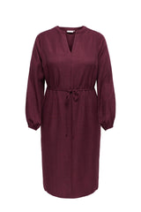 Only Carmakoma Bay dress bordeaux