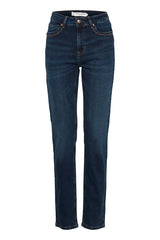 Pulz Emma high waist jeans medium blue denim