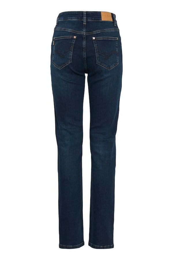 Pulz Emma high waist jeans medium blue denim