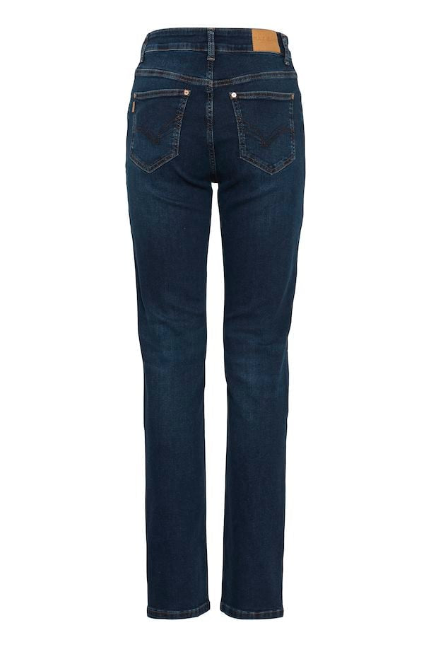 Pulz Emma high waist jeans medium blue denim