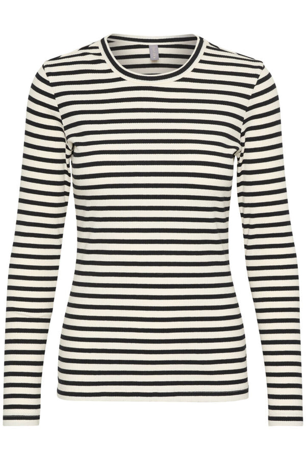 Culture Dolly t-shirt black/white stripe