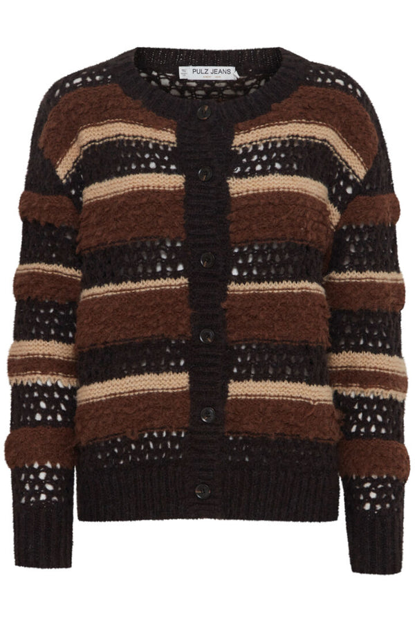 Pulz Jackie Cardigan Brun