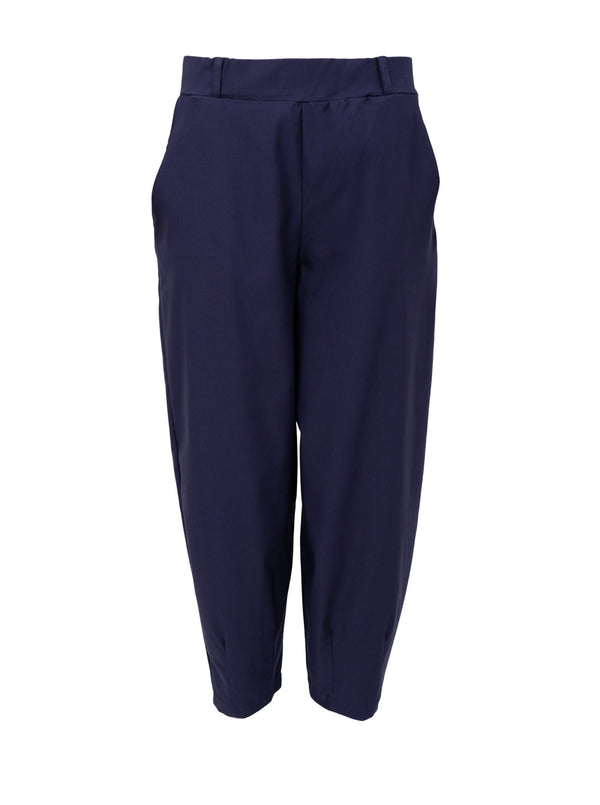 Black Colour Beverly Barrel Pant Blue