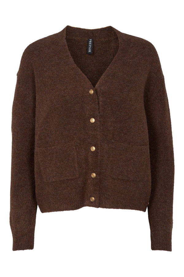 prepair Gigi Cardigan Chocolate Brown