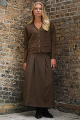 prepair Gigi Cardigan Chocolate Brown