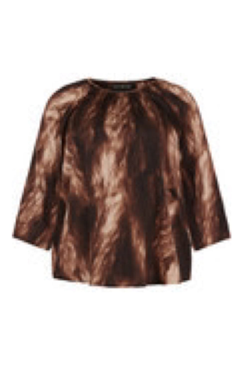 No. 1 by OX blouse mocca brown