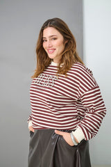 Only Carmakoma Liza Sweat Brown