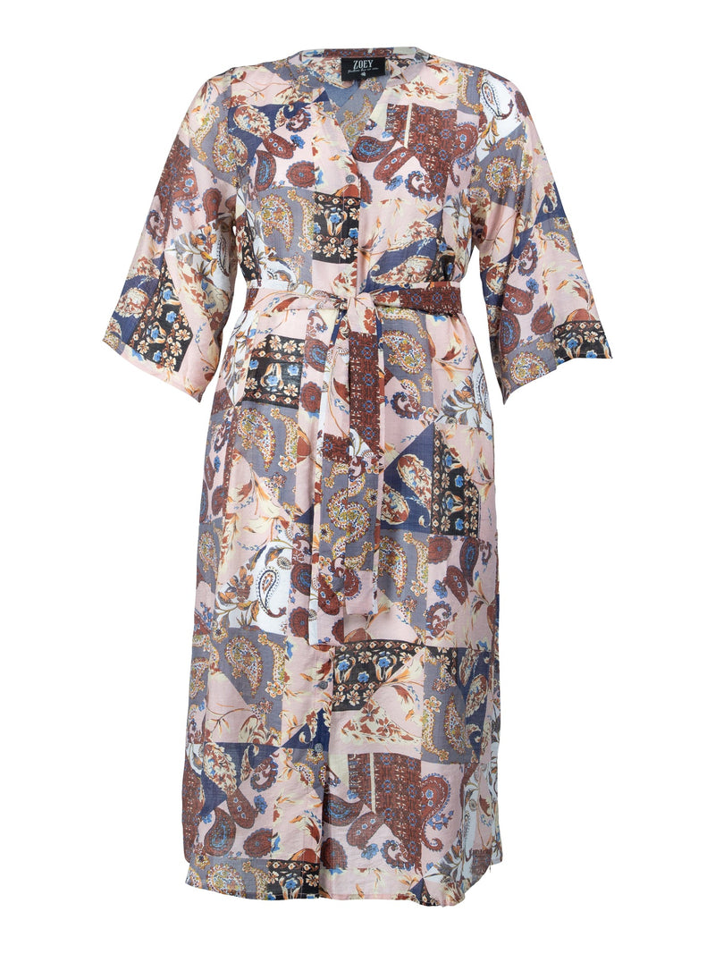 Zoey Kara dress royal navy blue