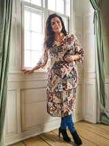 Zoey Kara dress royal navy blue
