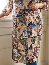 Zoey Kara dress royal navy blue