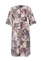 Zoey Kara dress royal navy blue