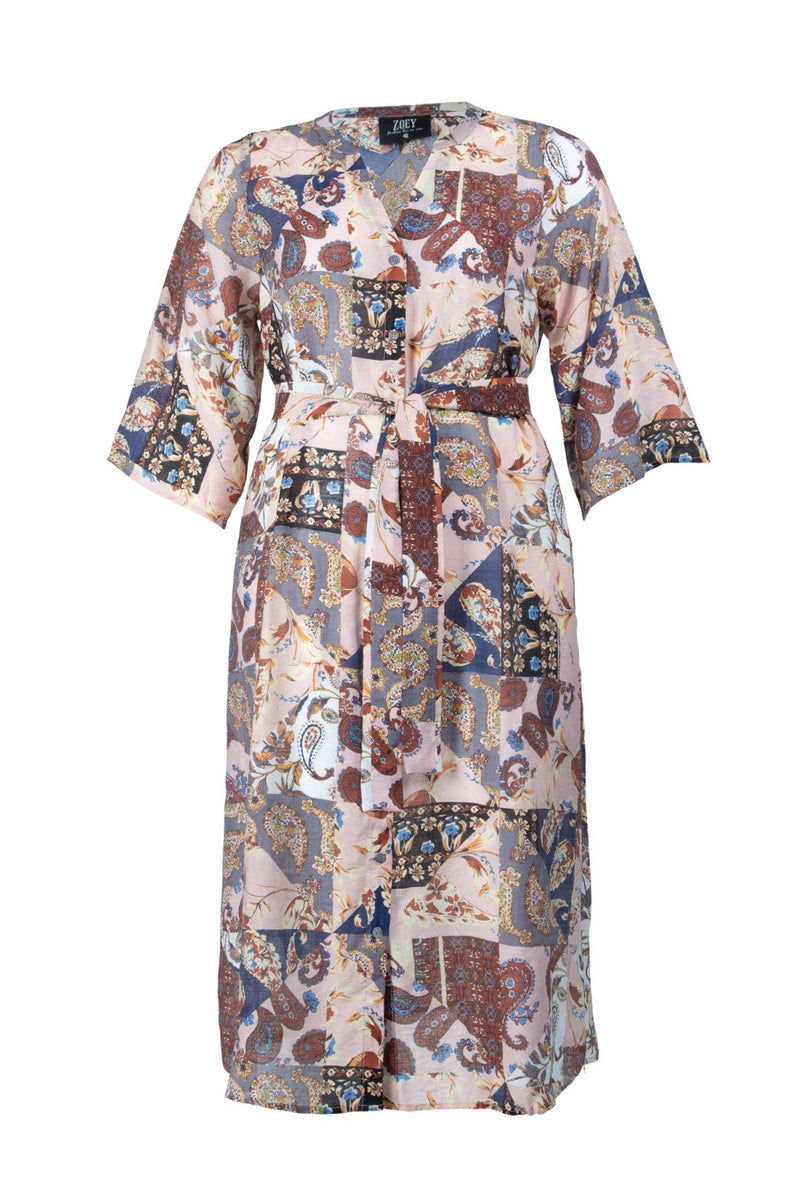 Zoey Kara dress royal navy blue