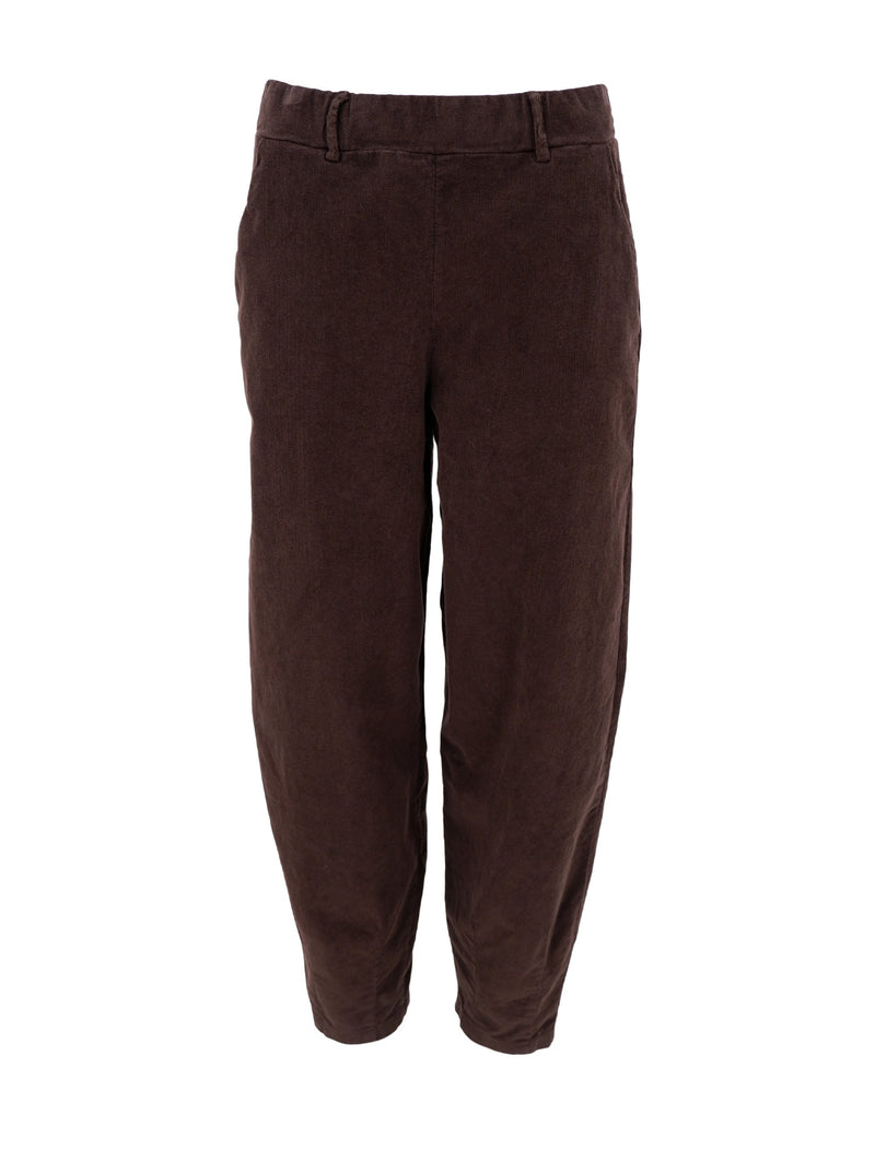 Black Colour Memphis Barrel cord pants coffee