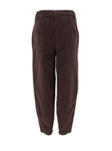 Black Colour Memphis Barrel cord pants coffee