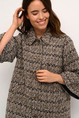 Culture Gina Jacket Black Check
