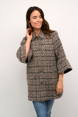 Culture Gina Jacket Black Check
