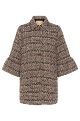 Culture Gina Jacket Black Check