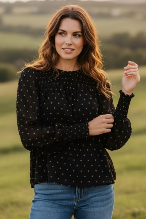 Ofelia Fira Blouse Black