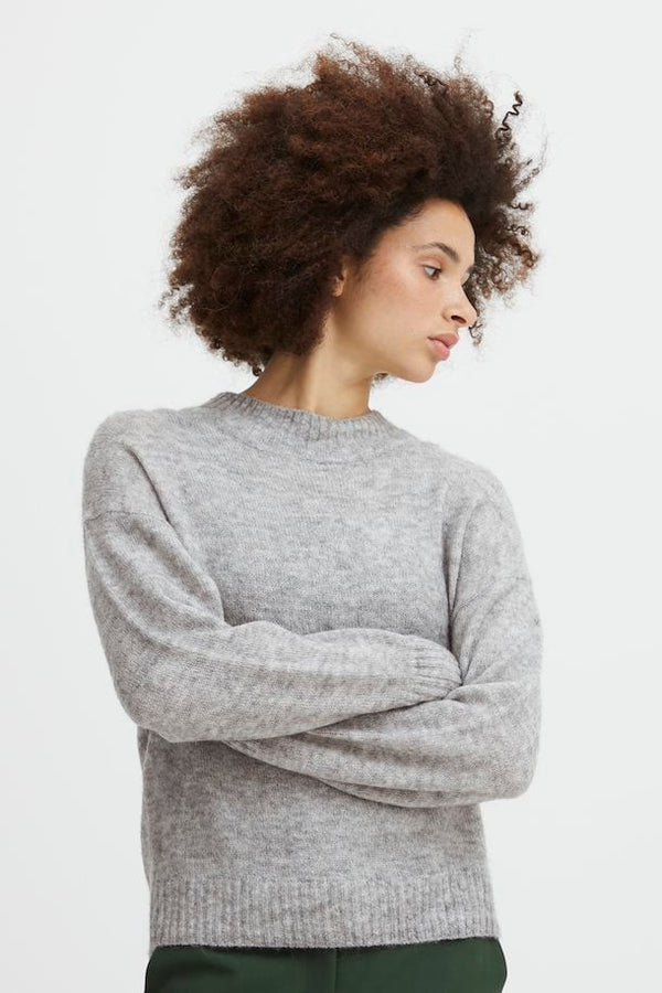 Ichi Kamara knit grey melange