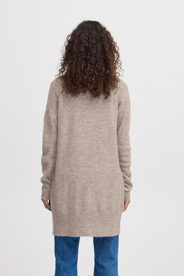 Ichi Kamara cardigan sand/brown melange