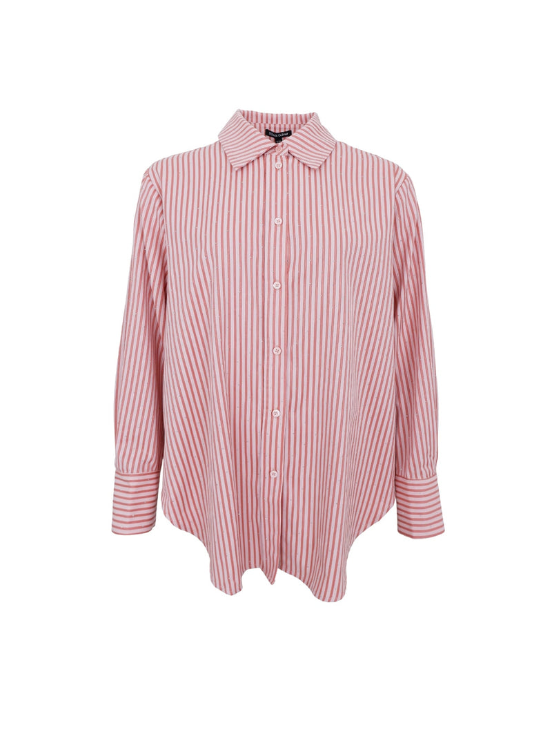 Black Colour Starry strass shirt rose