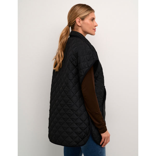 Culture Bash Donia Waistcoat Black