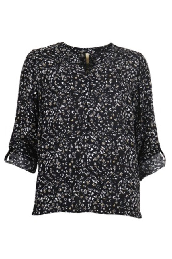 Ofelia Simi Blouse Black Combi