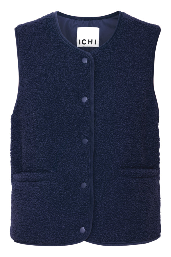 Ichi  Tino Teddy waistcoat blue