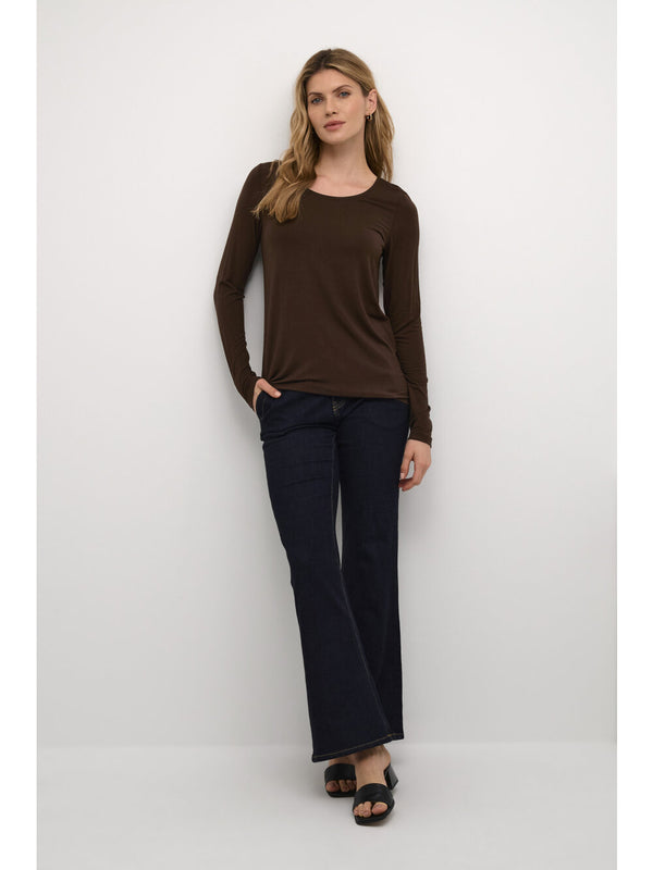 Culture Poppy t-shirt brun